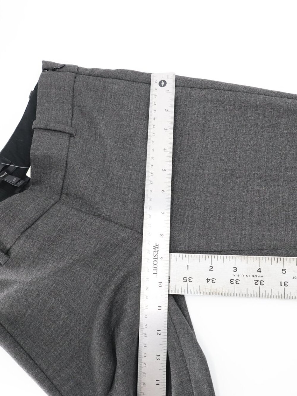 NWT J Crew Minnie Pants womens 00P Bi-Stretch Wool blend gray business casual - Picture 7 of 12